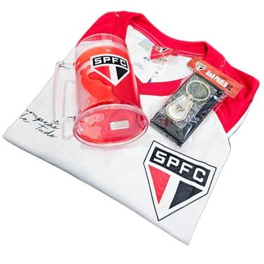 Imagem de Kit São Paulo Camisa Intensidade + Caneca + Chaveiro - Masculino-Masculino