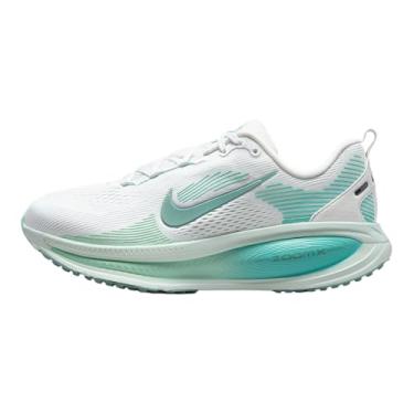Imagem de Nike Tênis de corrida feminino Vomero 18 (extralargo) (branco/turquesa branqueada/espuma menta/canhão), Branco/Turquesa branqueada/espuma de menta/canhão, 38