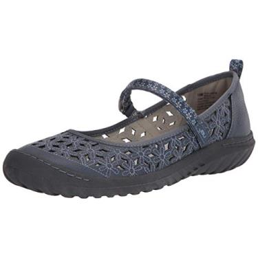 Imagem de JBU by Jambu Wildflower Mj Mary Jane Sapatilha feminina, Jeans, 6.5