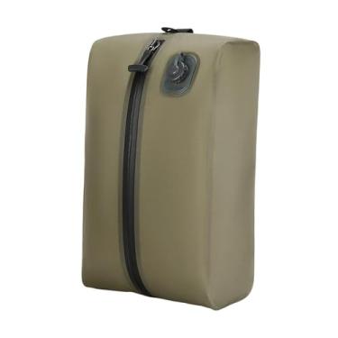 Imagem de IEUDNS Saco de viagem a vácuo para compressão de roupas, versátil para bagagem de mão, Verde