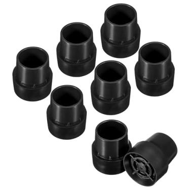 Imagem de YELARXI Tampas de perna de mini trampolim, 8 peças e 2,5 cm de diâmetro e pontas de borracha antiderrapantes para pés (substituição de manga de perna de cadeira/peças de trampolins)