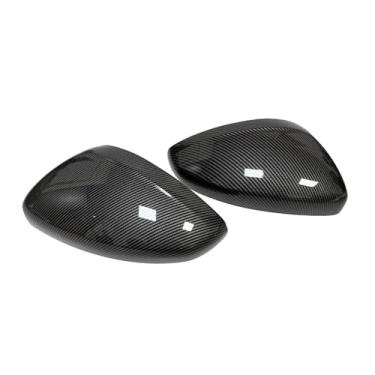 Imagem de Compatível com Peugeot 208 2008 2012-2018 Citroen C3 2016 a 2020 Substituição de carro Retrovisor Lateral Tampa do espelho Tampa da asa Exterio Capas de espelho(Carbon)