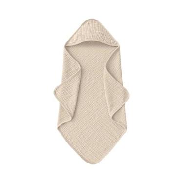 Imagem de Toalhas De Bebê Com Capuz Ultra Macias Em Musselina 100% Algodão Toalh