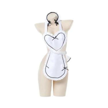Imagem de Fantasia Sexy De Maid Lolita Para Mulheres, Vestido Com Avental Kawaii