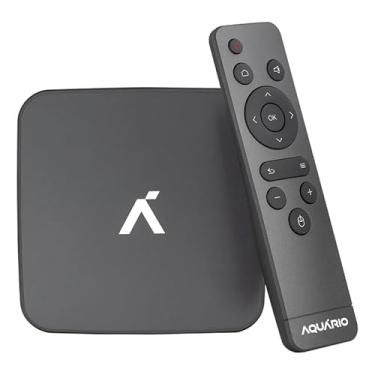 Imagem de Aquário STV-3000 Plus Smart TV Box Android 11, 4K Ultra HD 60fps, Wi-Fi Dual Band, 2GB RAM, 16GB Armazenamento, Espelhamento de Tela, com Controle Remoto e Cabo HDMI