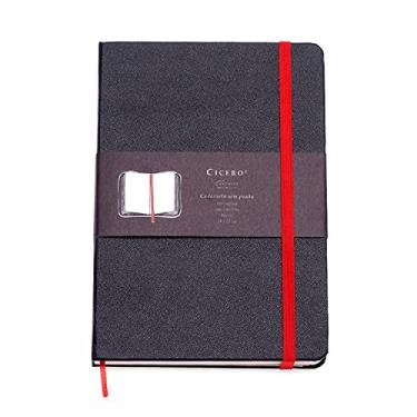 Imagem de Cicero Clássica Caderneta Capa Dura de 160 Páginas, Preto, 14 x 21 cm