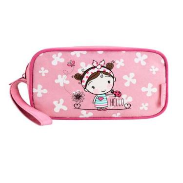 Imagem de Estojo Escolar Infantil Criança Escola Menina Lápis Caneta - PGB, Hell