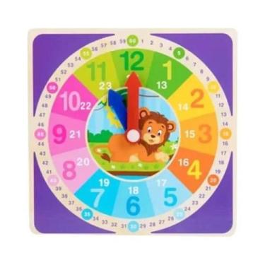 Imagem de Brinquedos De Quebra-Cabeça De Madeira Montessori Com Números, Formas 