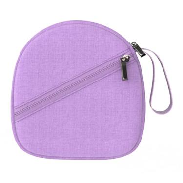 Imagem de Capa de fone de ouvido compatível com JBL/Beats/Sony/BERIBES/SoundCore/TOZO/KVIDIO/JLab/Bose, bolsa de fone de ouvido ultrafina para transporte universal, roxa
