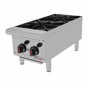 Imagem de Fogão Profissional Progás Pro-2000 A Gás 2 Bocas Para Bancada Aço Inox P44607