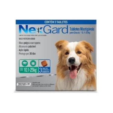 Imagem de Nexgard Antipulgas Caes 10 a 25kg Combo 3 Comprimidos - NEXGARDD