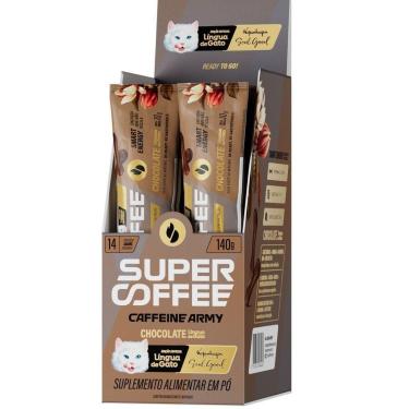 Imagem de SuperCoffee To Go - 14 Sachês de 10g Língua de Gato - Caffeine Army-Masculino