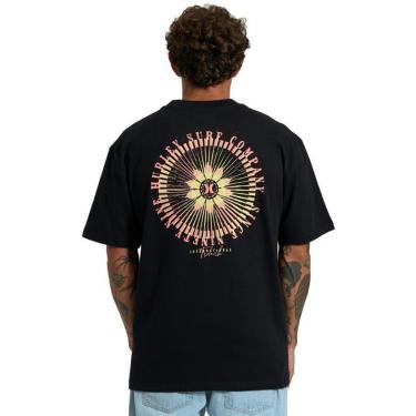 Imagem de Camiseta Hurley HYTS030251 Internatioonal - Preto-Masculino