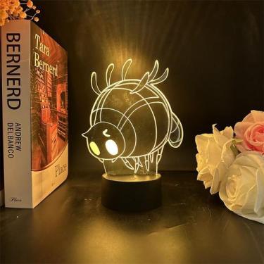 Imagem de Boneca de anime Night Light 3D USB Hollow Knight Flying Bug - Taiyuank