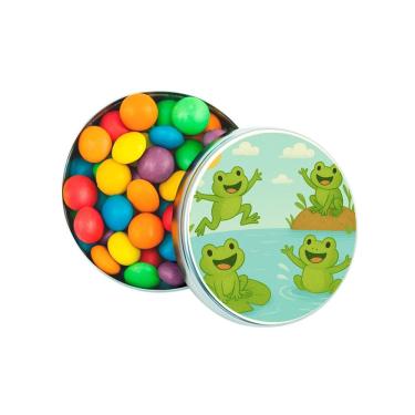 Imagem de Latinha Lembrancinha Personalizada Sapos Divertidos