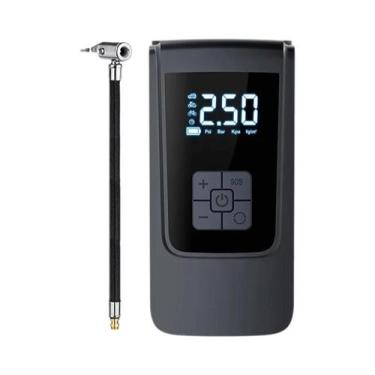 Imagem de Compressor De Ar Elétrico Portátil Sem Fio Para Carro, Moto, Bicicleta