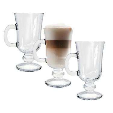Imagem de Kit 3 Caneca Irish Coffee 114ml Capuccino Royal Nespresso - CASAMBIENT