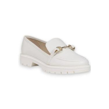 Imagem de Sapato Mocassim Loafer Feminino - Beira rio, Branco, 37