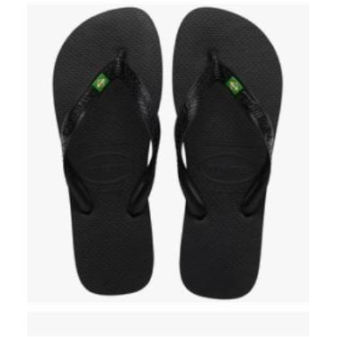 Imagem de Chinelo masc adult havaianas brasil, Preto, 42