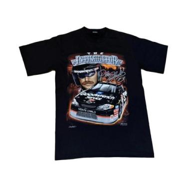 Imagem de Camiseta Masculina Vintage Dos Anos 90 Dale Earnhardt American Locomot