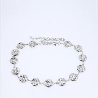 Imagem de Cinto Feminino de Corrente Elos Vazados Ajustável-Feminino