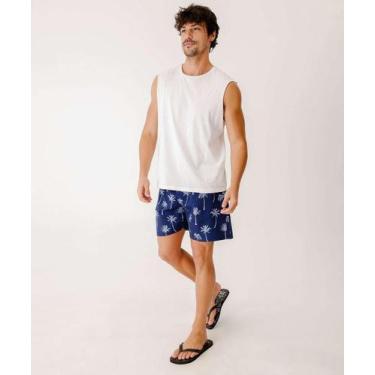 Imagem de Bermuda Masculina Surf Coqueiros Marisa Azul-60125 - MR, Azul, G