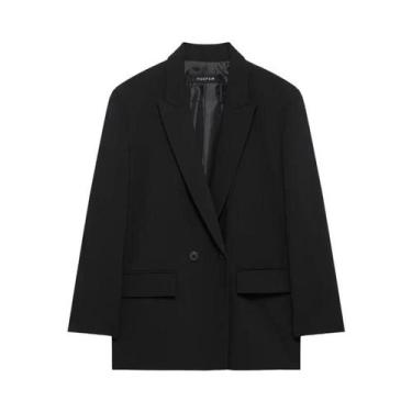 Imagem de Blazer Feminino De Manga Longa, Blazer De Escritório Casual, Jaquetas 