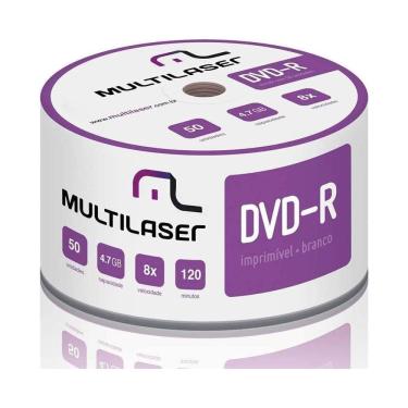 Imagem de Midia Dvd-R 50Un Multilaser Dv061