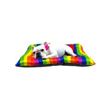 Imagem de Cama Pet Arcoíris de Seda Grande Colchonete para Cachorro - Supri Pets