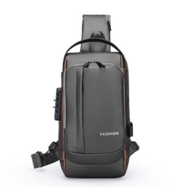 Imagem de Bolsa Transversal Pochete Peitoral Ombro Shoulder Cor PETRO - bigeterd