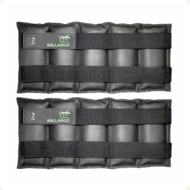 Imagem de Caneleira de Peso Kallango Emborrachada - 7 Kg - Kallango Fit