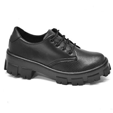 Imagem de Sapato Feminino Oxford Mocassim Casual Tratorado Super Promoção. - Edy