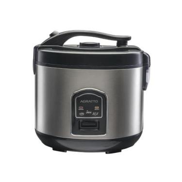 Imagem de Panela elétrica para arroz e legumes agratto com visor de vidro pai10x
