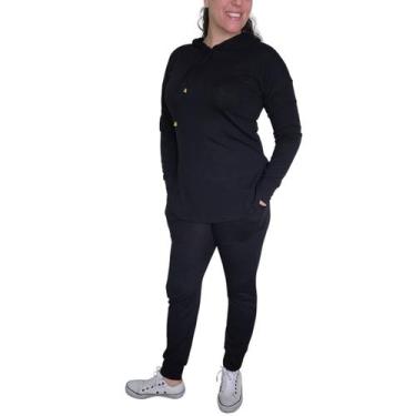 Imagem de Conjunto Lanzinha Feminino Blusa Manga Longa Calça Frio - ORIGINAL WEA