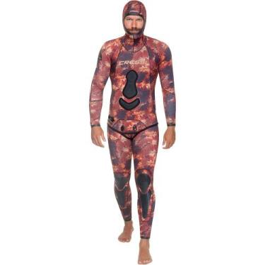Imagem de Roupa de Neoprene para Mergulho Cressi Scorpionfish Vermelha 3.5mm, M