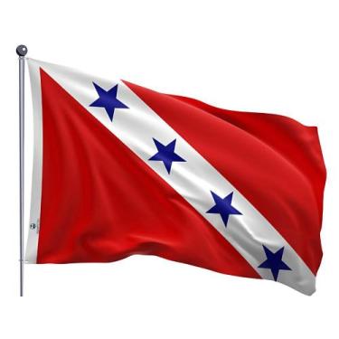 Imagem de Bandeira do Município de Maricá Uma Face Estampada Tamanho 70x100cm - 