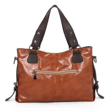 Imagem de Bolsa feminina casual executiva notebook tablet tecido macio luxo prem