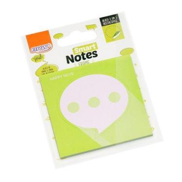 Imagem de Bloco smart notes frame 2em1 75x75 mm - sms verde - 30fls - 1bloco - B