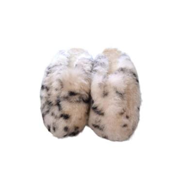 Imagem de Pantufa Chinelo De Lã Pele Natural Ovino (Cordeiro) - Armazém Couros &
