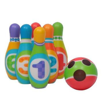 Imagem de Kit de Boliche Infantil Brinquedo Educativo Interativo e Divertido com