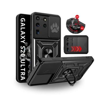 Imagem de Capa Capinha Armor Anti Choque Ring Luxo P/ Galaxy S20 Ultra - Champio