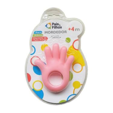 Imagem de Mordedor para Bebê Mãozinha Macio Leve para Dentição Brinquedo - Pais&
