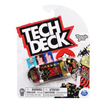 Imagem de Skate de Dedo Radical Thank You Preto Tech Deck - Sunny