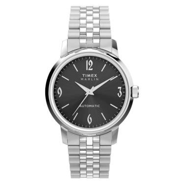 Imagem de Relógio Masculino Marlin Automático Analógico Aço Inox Movimento Japonês Prata Iconnect By Timex 40MM