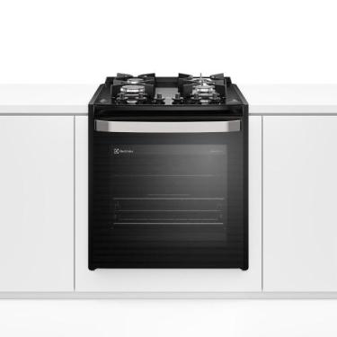 Imagem de Fogão de Embutir 4 Bocas Electrolux Preto Experience Mesa de Vidro, Gr