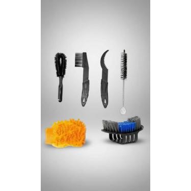 Imagem de Kit Limpeza Bike 6 Peças Escovas Ferramentas - Congratulations Store