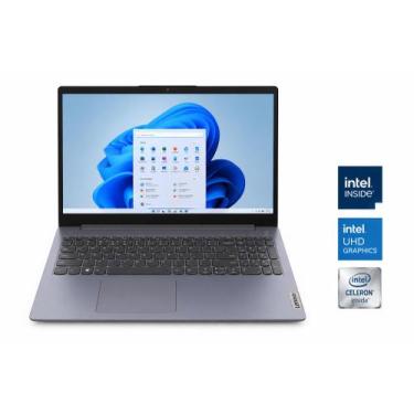 Imagem de Notebook Lenovo IdeaPad 3 15IAN8 Intel N100 4GB 128GB UFS Tela Full HD