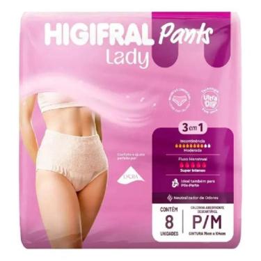 Imagem de Higifral Pants Lady Roupa Intima P/M 08 unidades - Higifral