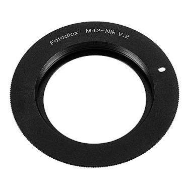 Imagem de Adaptador de montagem de lente Fotodiox compatível com lentes M42 tipo 2 para câmeras Nikon F-Mount