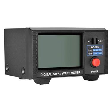 Imagem de ciciglow Medidor digital SWR/Watt, DG-503 Digital LCD 3,5" SWR/Watt Meter 1,6-60MHz/125-525MHz SWR Medidor para rádios bidirecionais Ferramenta de medidor profissional para rádios